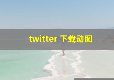 twitter 下载动图